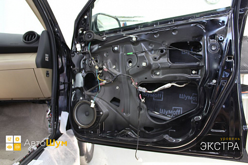 Звукоизоляция дверей Тойота РАВ 4 (XA30)